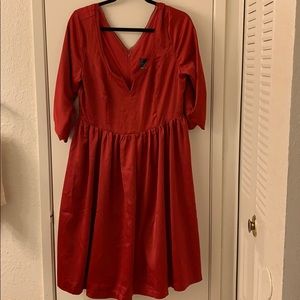 Outlander Red Party Dress- Hot Topic